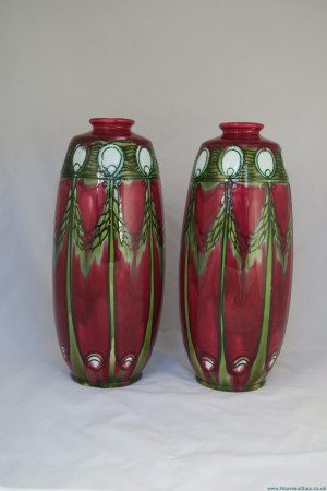 Minton Secessionist vases